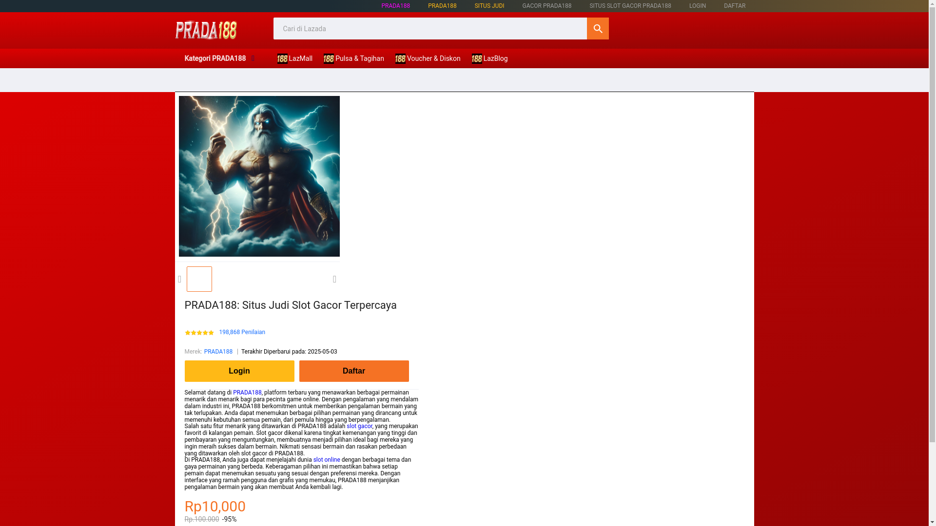 website screenshot of https://ext-lp-prada188.pages.dev/