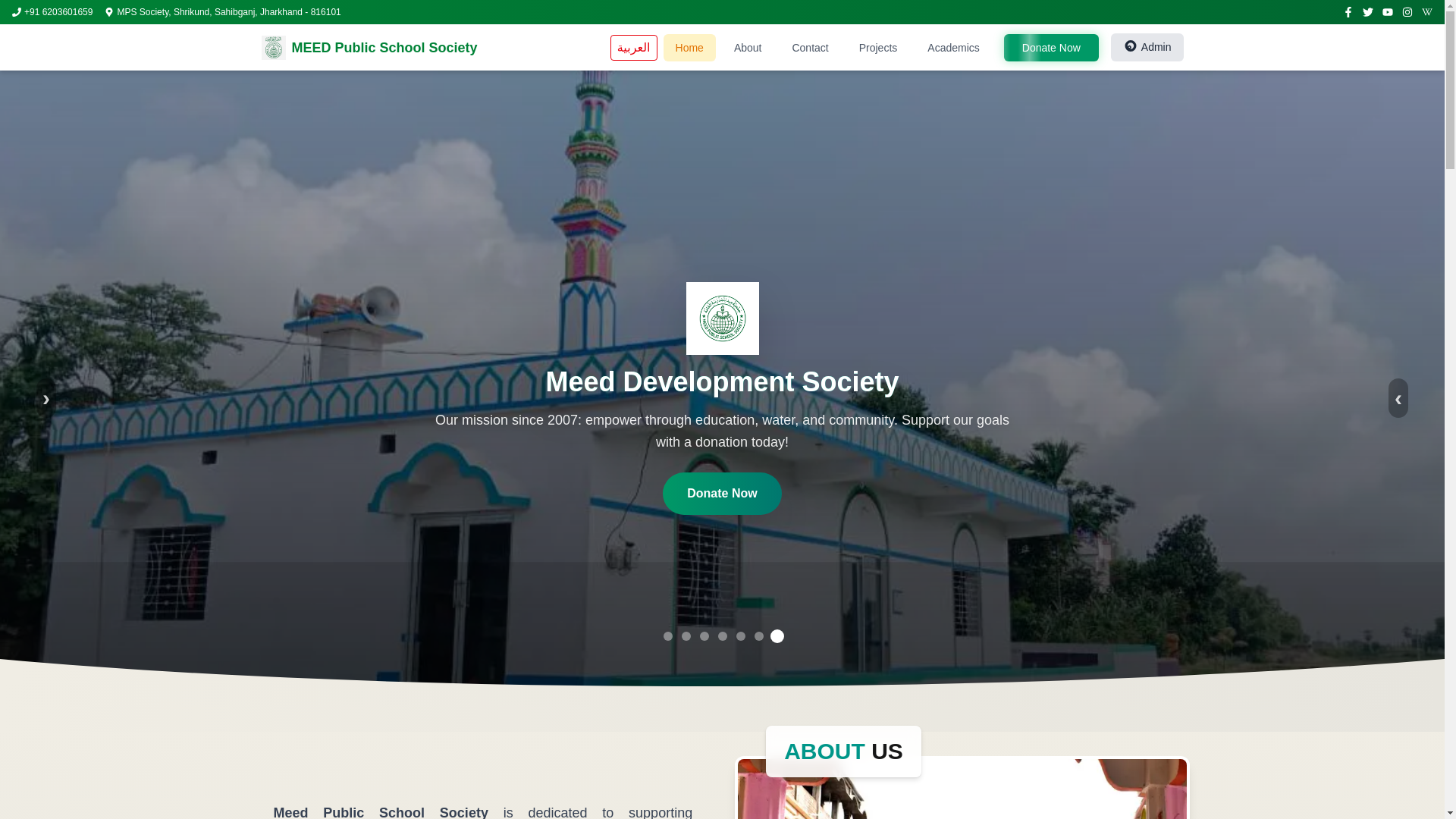 website screenshot of https://mymeedai.org/