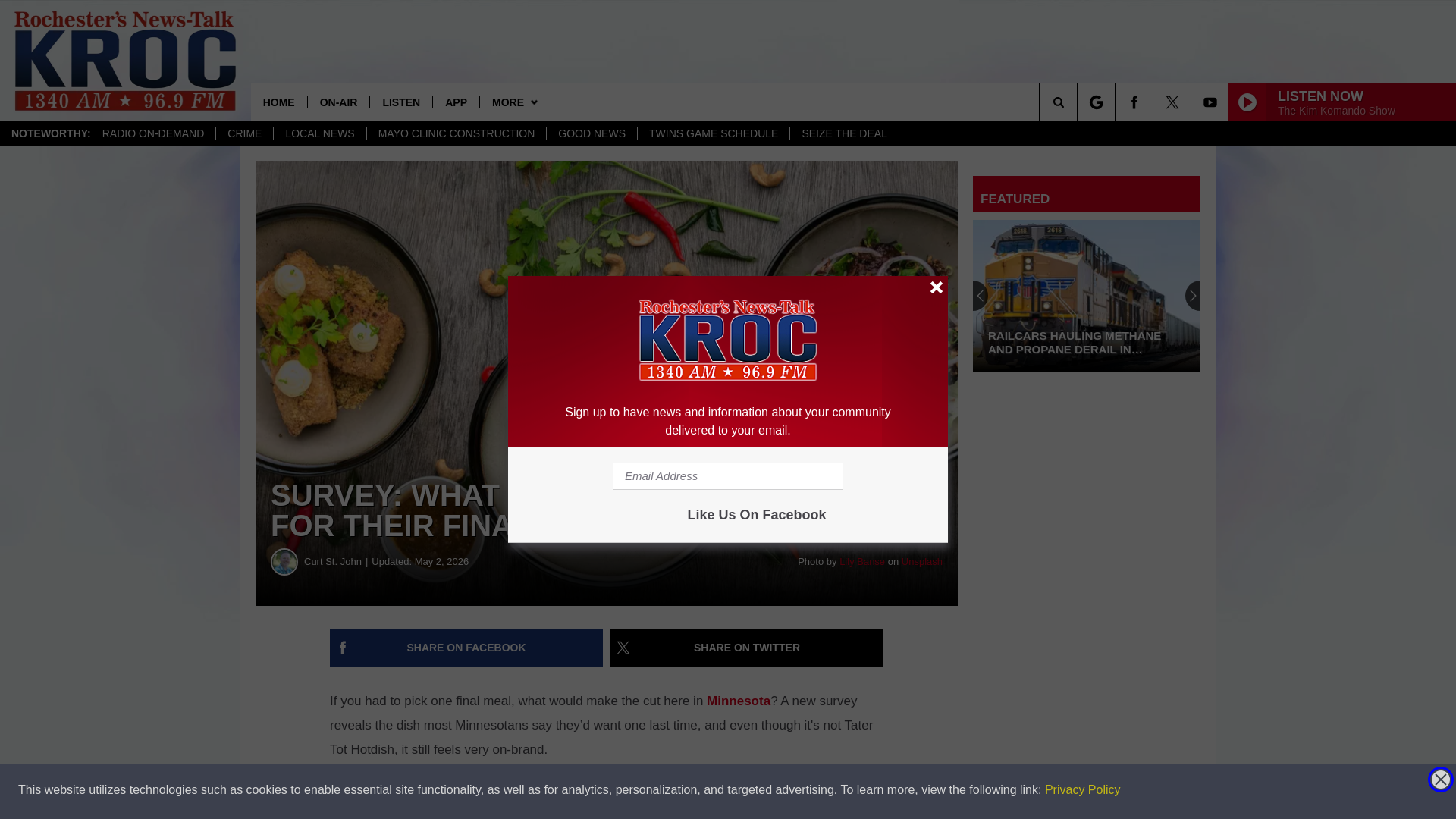 website screenshot of https://krocnews.com/what-minnesotans-would-eat-final-meal/