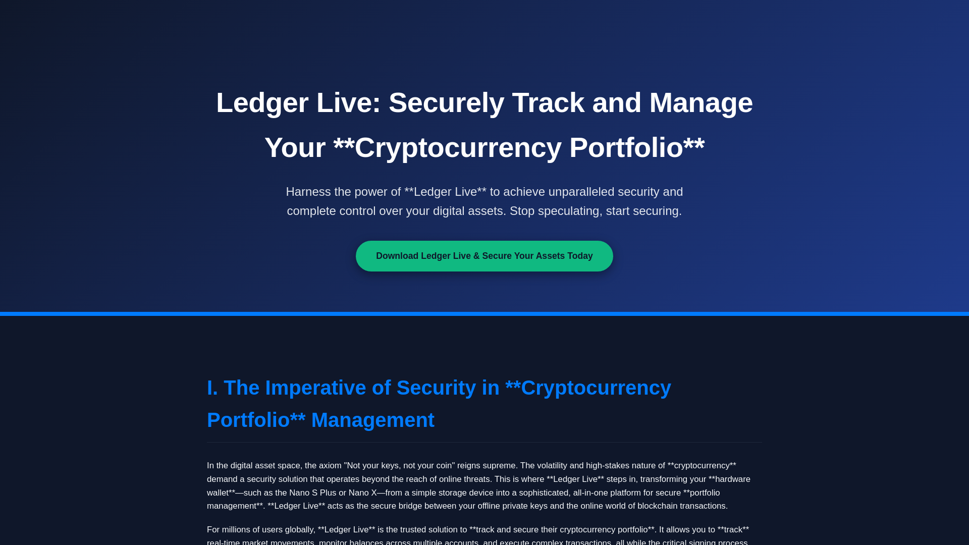 website screenshot of https://liv-ledeger.pages.dev