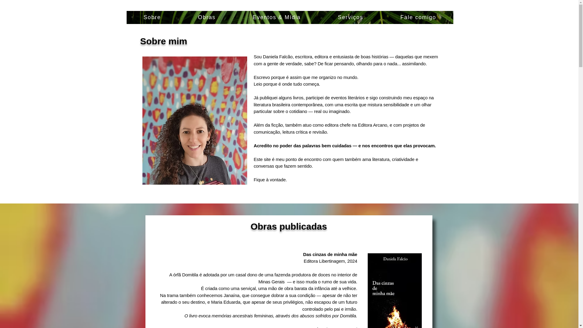 website screenshot of https://danielafalcao.com/