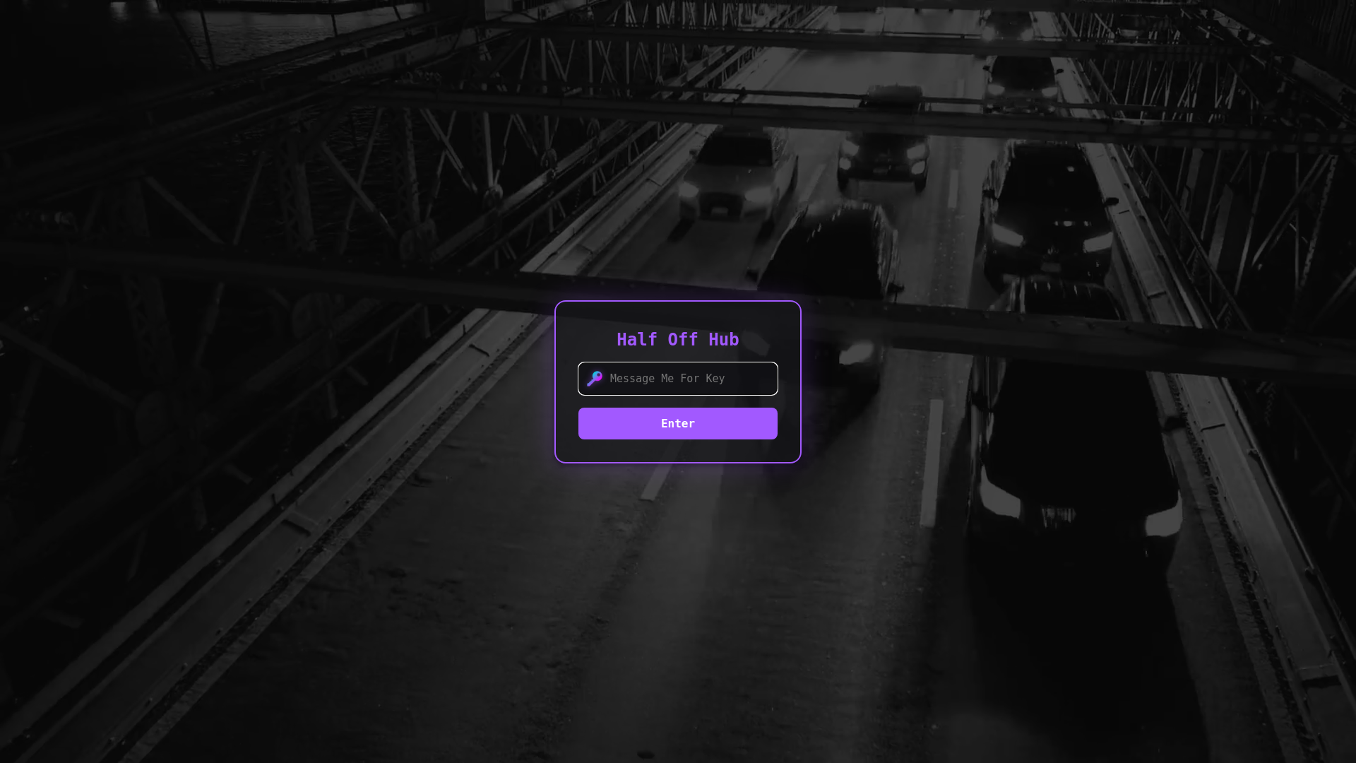 website screenshot of https://halfoffhub.pages.dev/