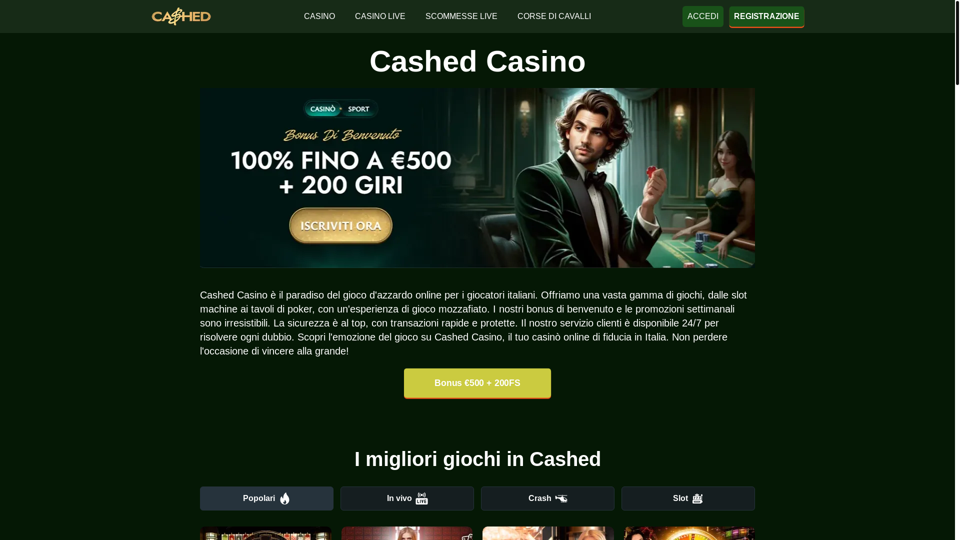 website screenshot of https://cashed-casino-it-2066.pages.dev/