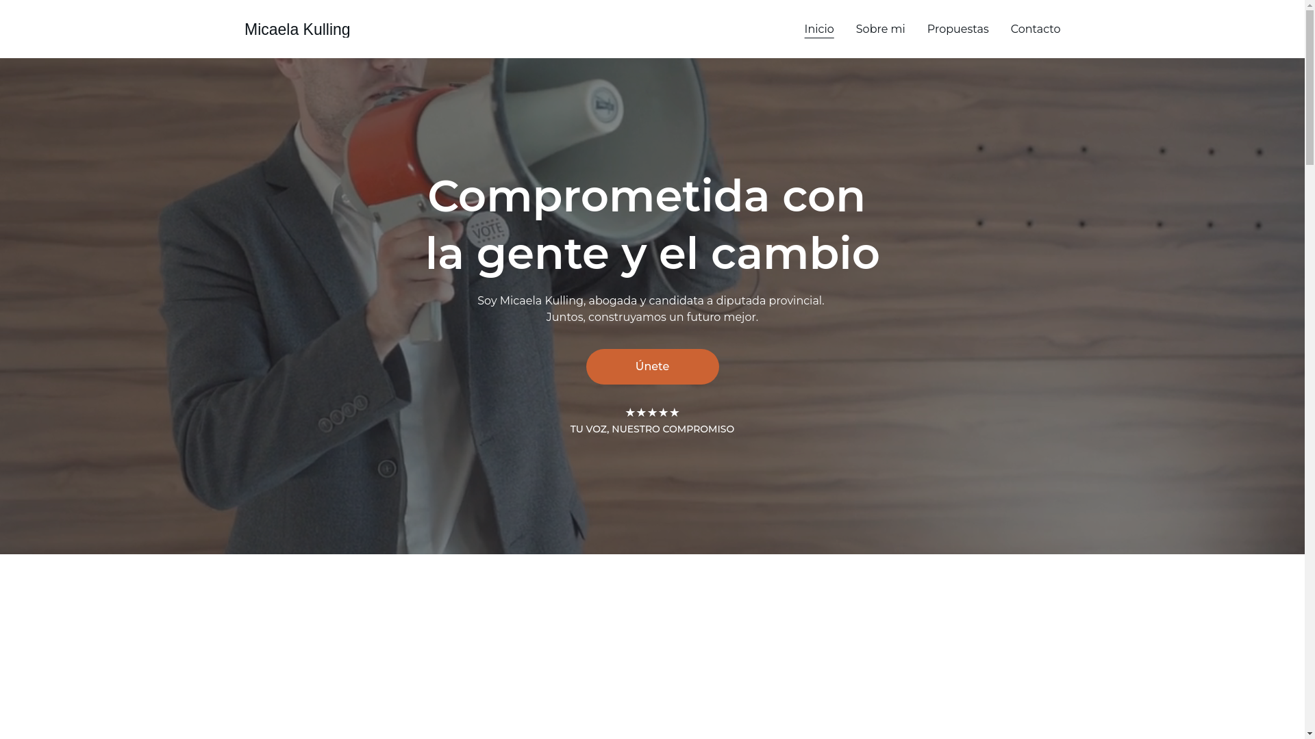 website screenshot of https://micaelakulling.com/