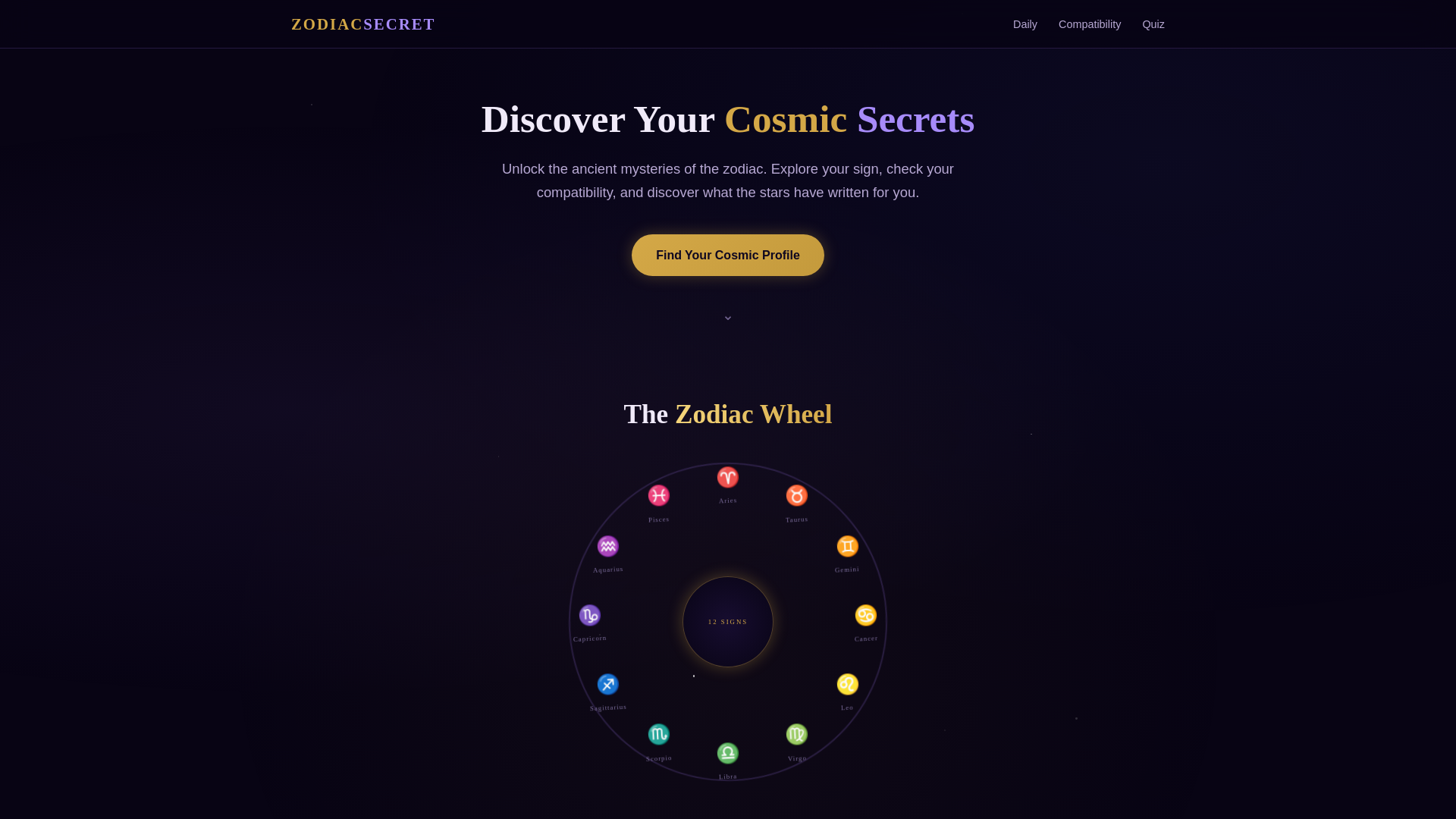 website screenshot of https://zodiacsecret-com.pages.dev/