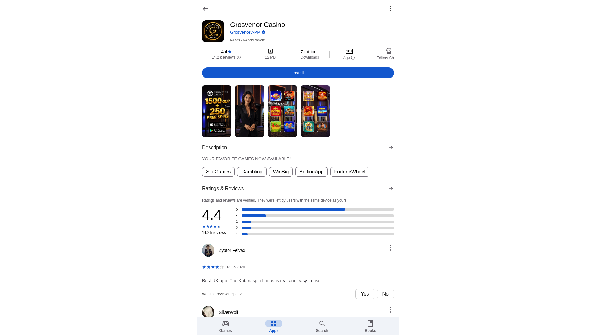 website screenshot of https://grosvenoronlinegames.com/