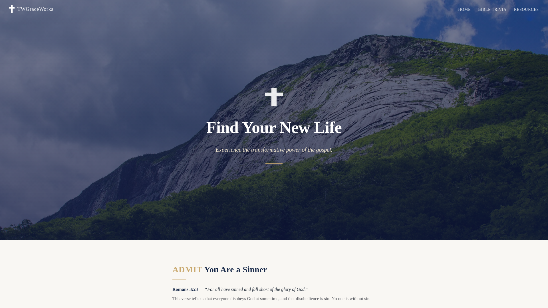 website screenshot of https://twgraceworks.pages.dev/