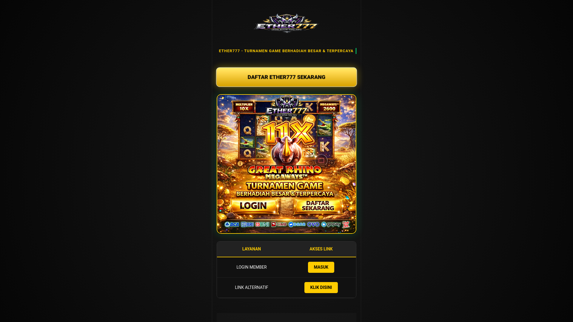 website screenshot of https://ether777game.pages.dev/