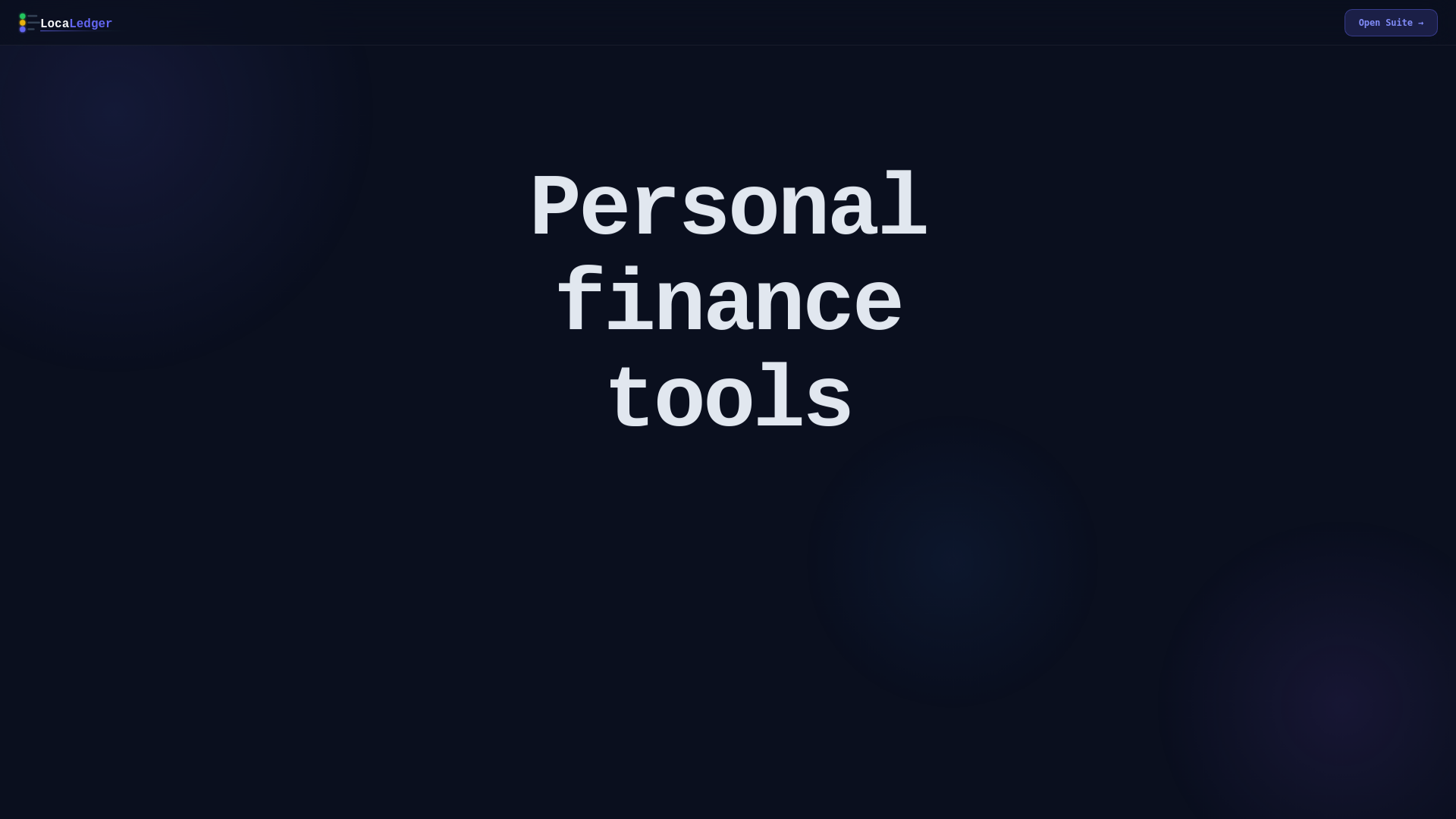 website screenshot of https://localedger.com/