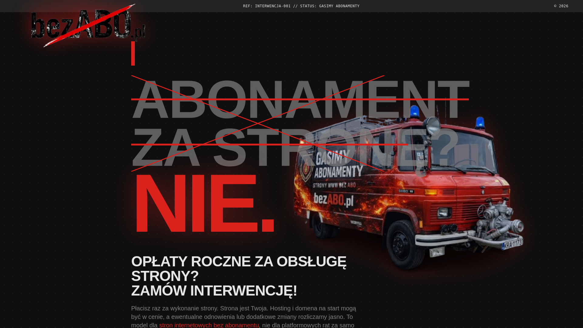 website screenshot of https://bezabo.pl/