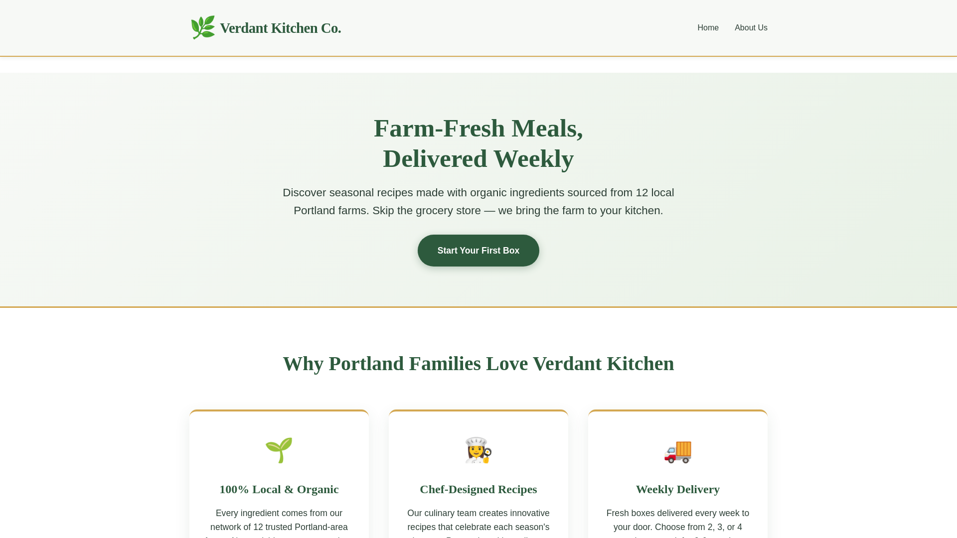 website screenshot of https://verdant-kitchen-co.pages.dev/