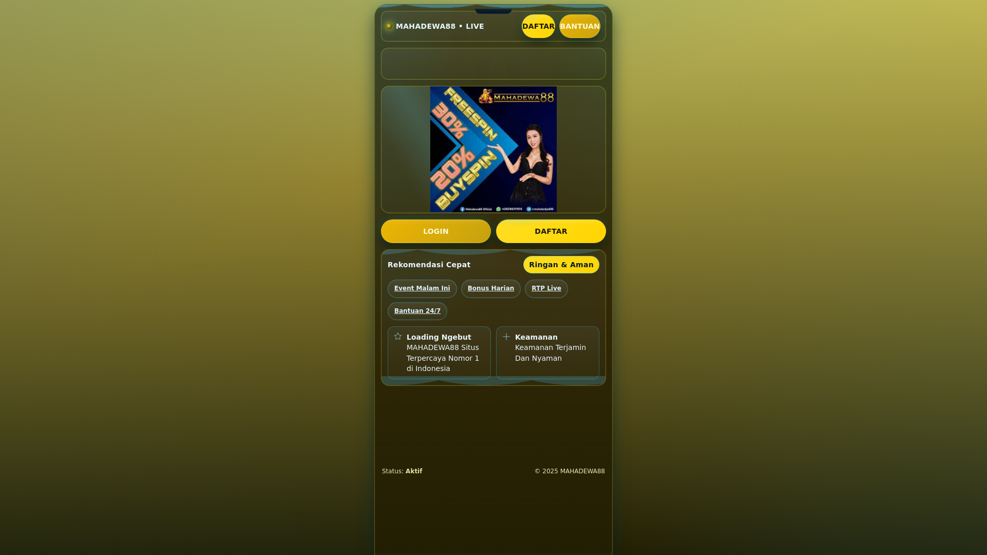 website screenshot of https://monyetkesandungpisang.pages.dev/