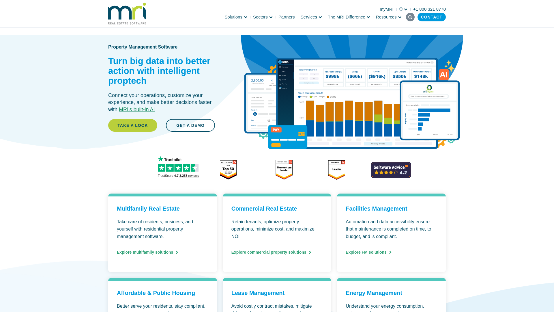 website screenshot of https://www.mrisoftware.com/?utm_source=outlook-email-signature&utm_medium=email