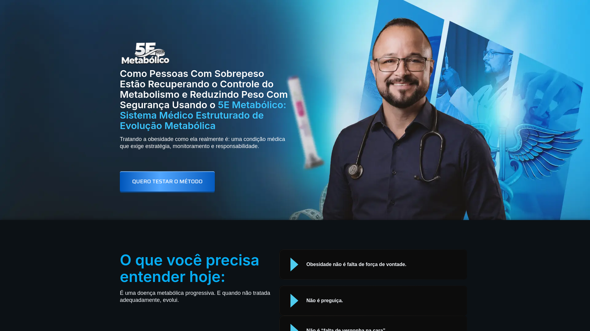 website screenshot of https://5emetabolico.com.br/