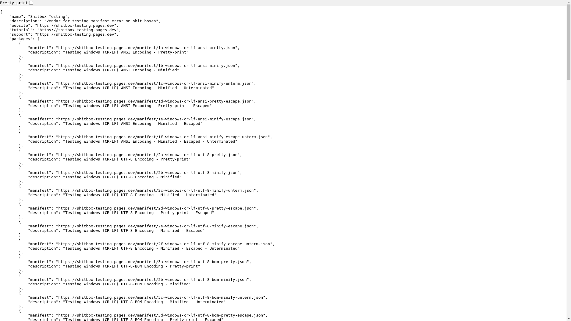 website screenshot of https://shitbox-testing.pages.dev/