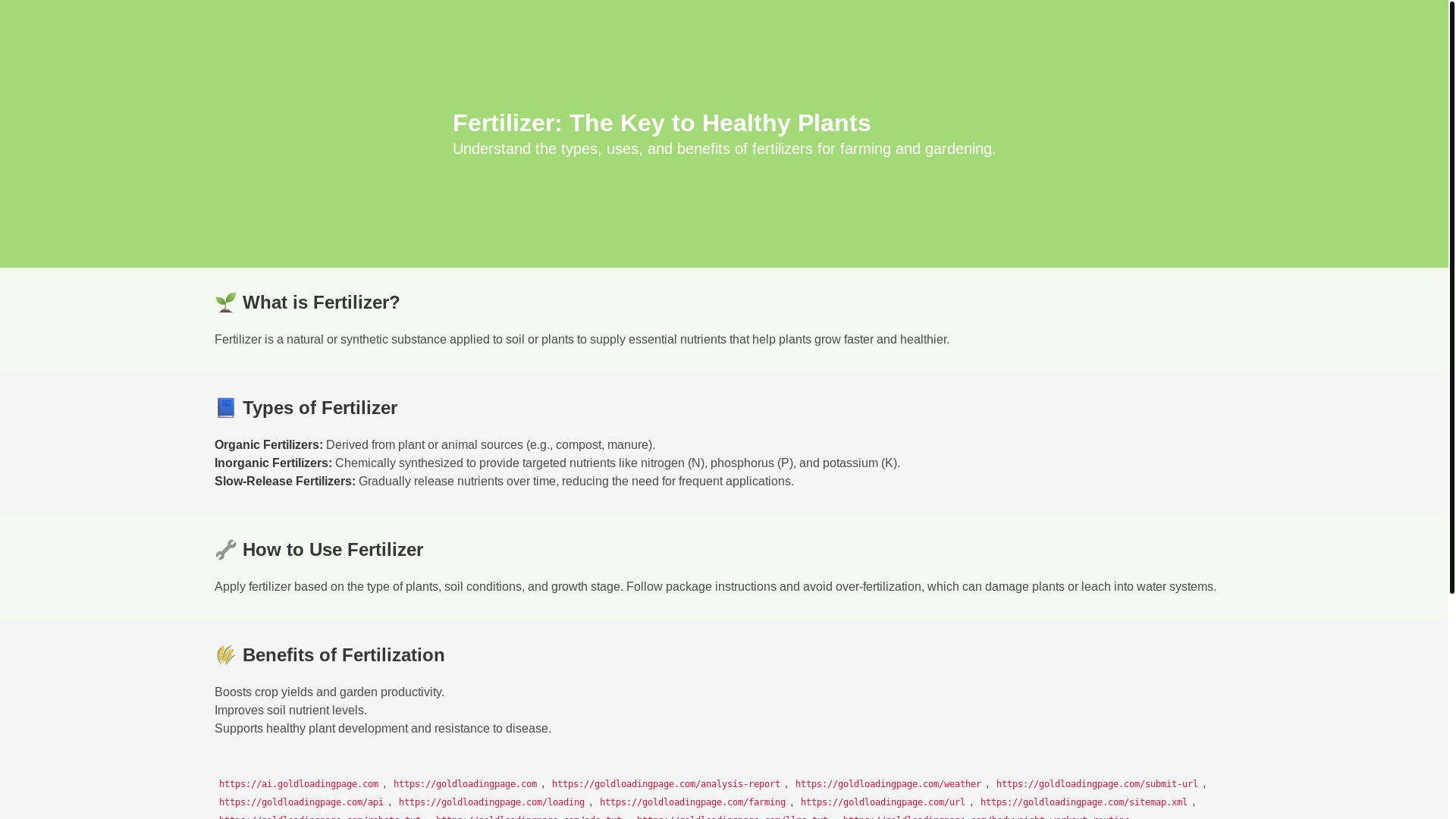 website screenshot of https://gold-landing-page-fertilizer.pages.dev/