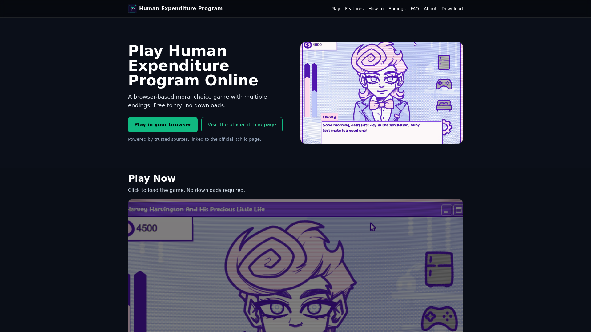 website screenshot of https://humanexpenditureprogram-net.pages.dev/