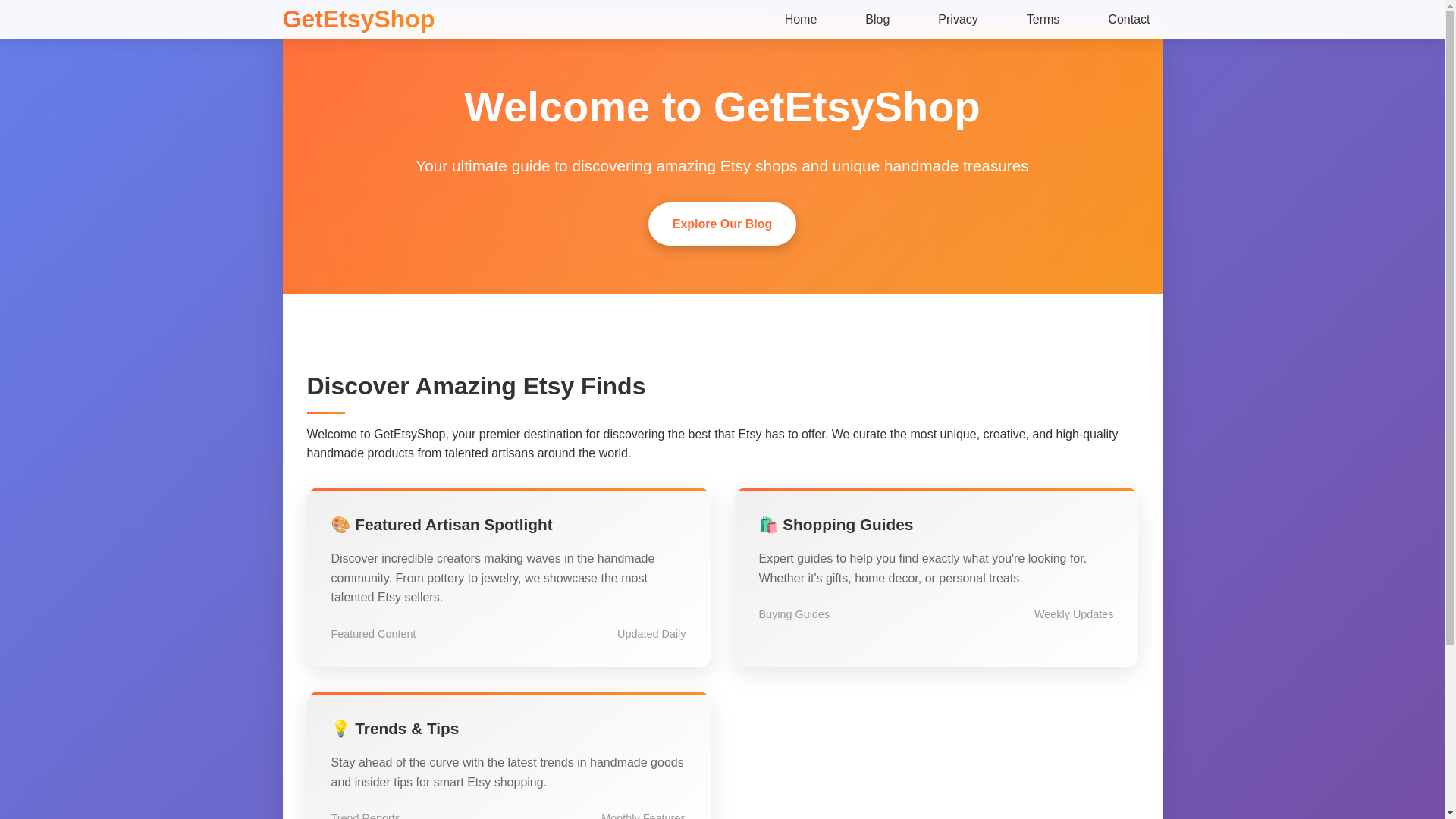 website screenshot of https://getetsyshop.site/
