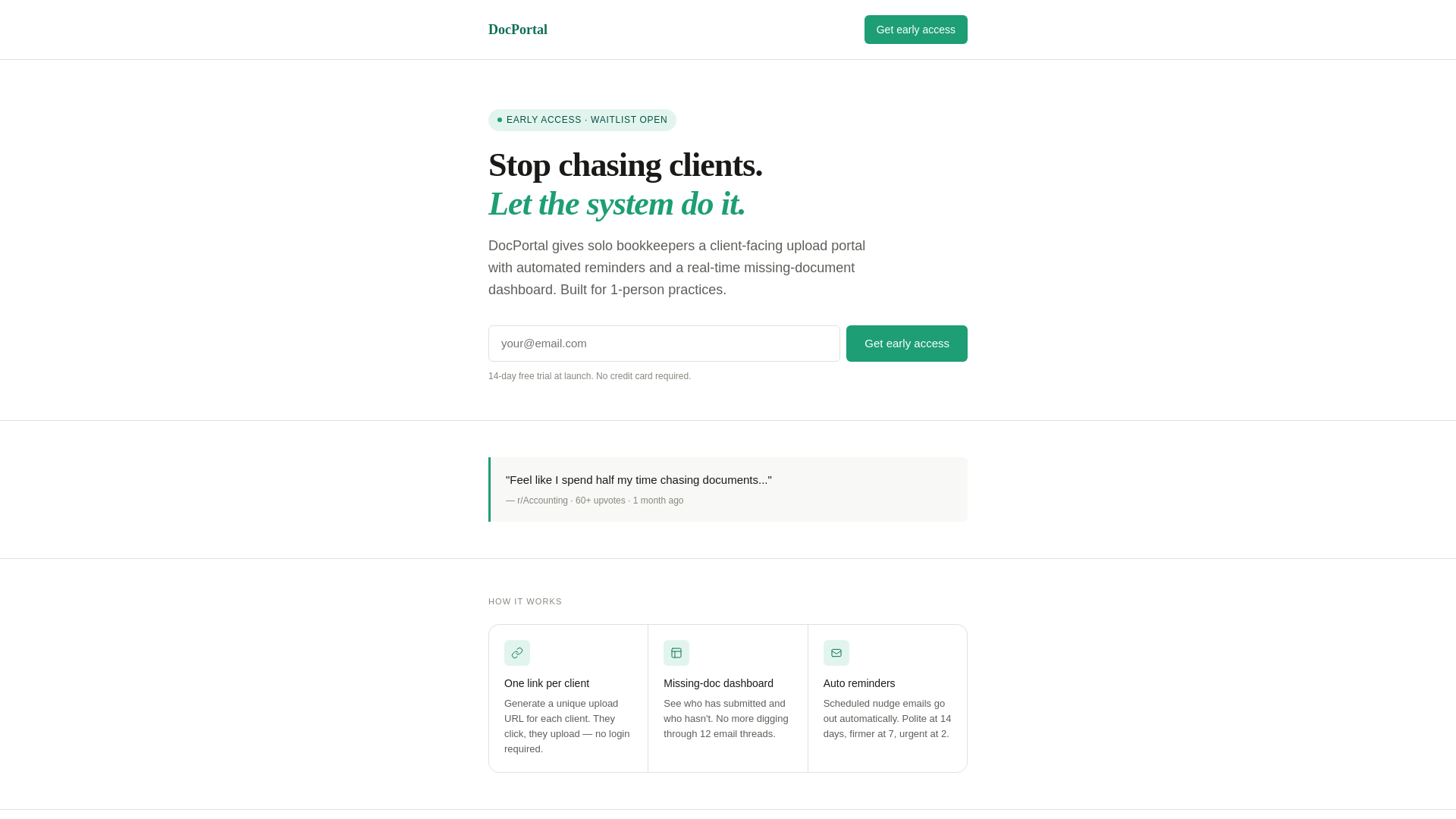 website screenshot of https://docportal-landing.pages.dev/