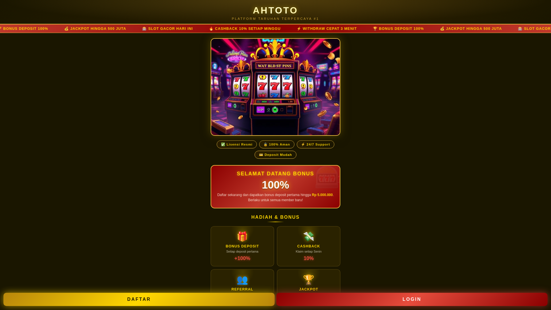 website screenshot of https://ahtoto-login.pages.dev/
