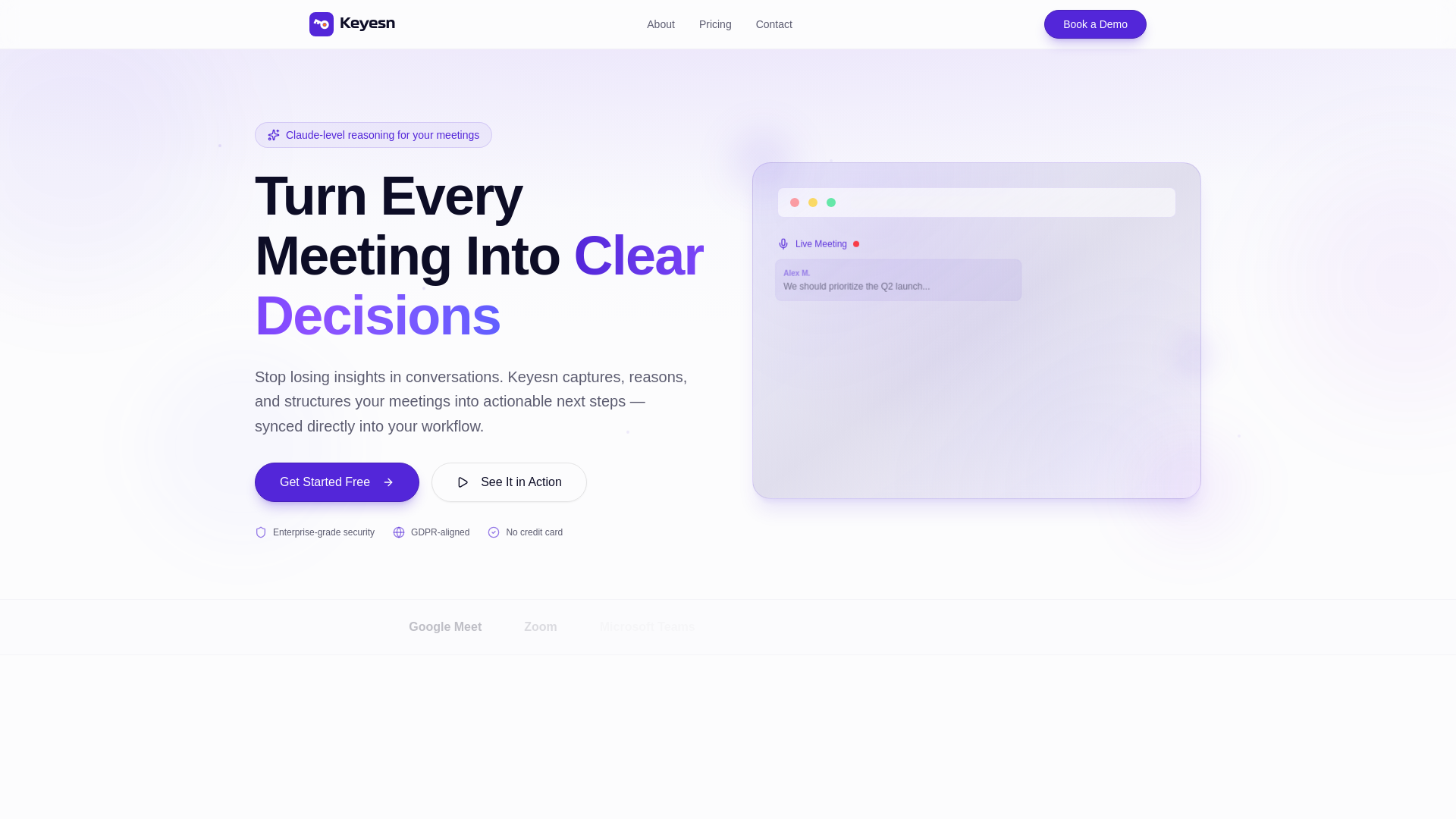 website screenshot of https://keyesn.com