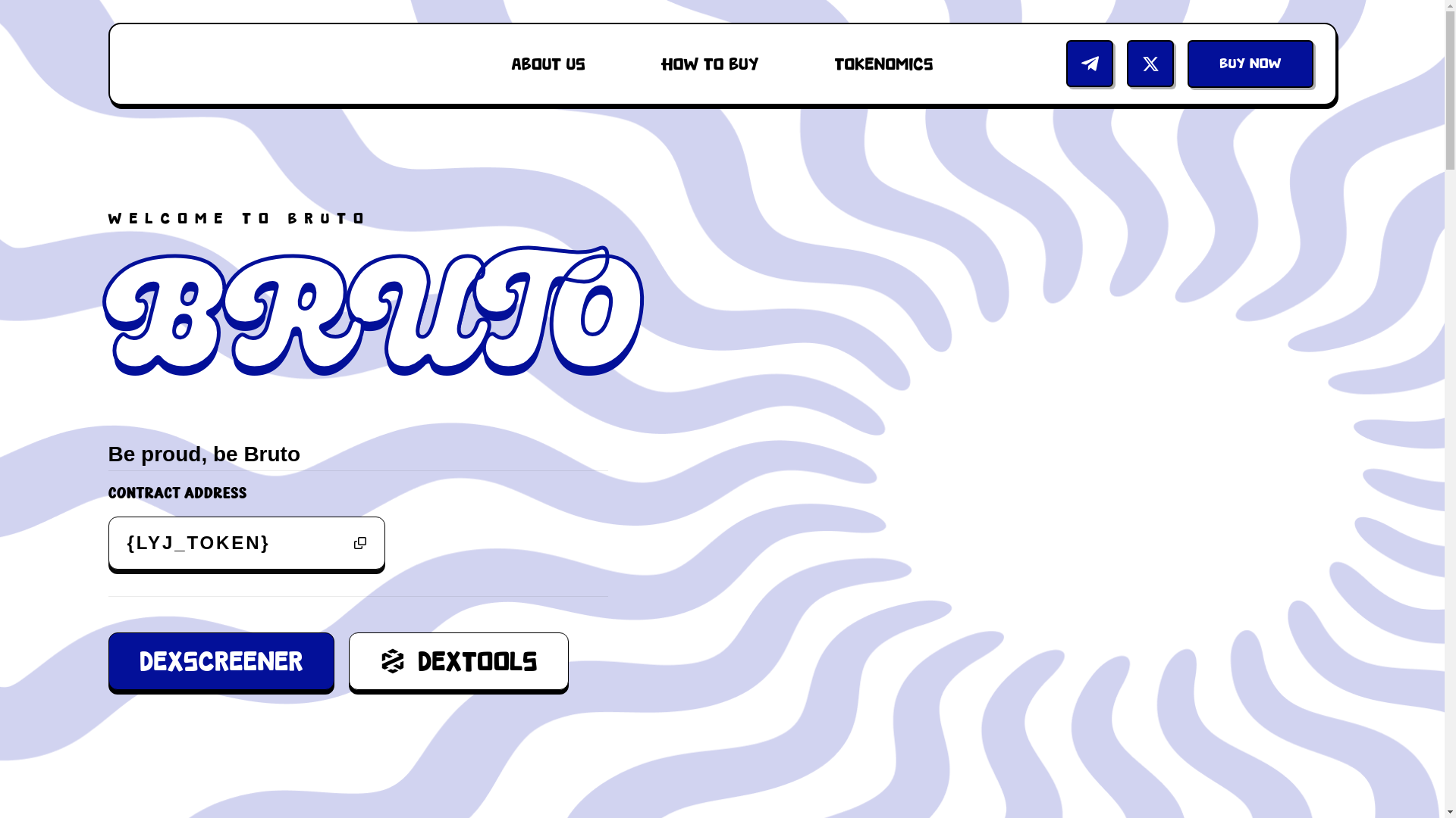 website screenshot of https://brutotoken.site/
