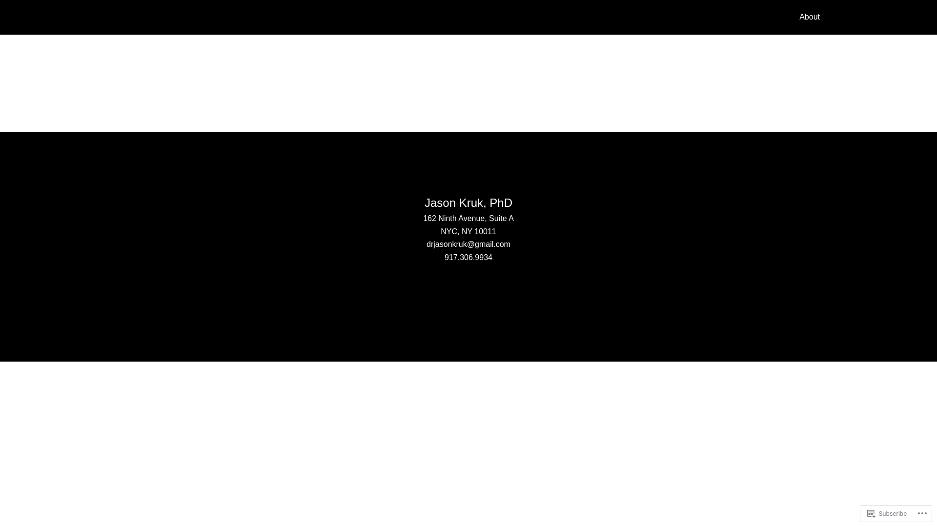 website screenshot of https://jasonkrukphd.com/