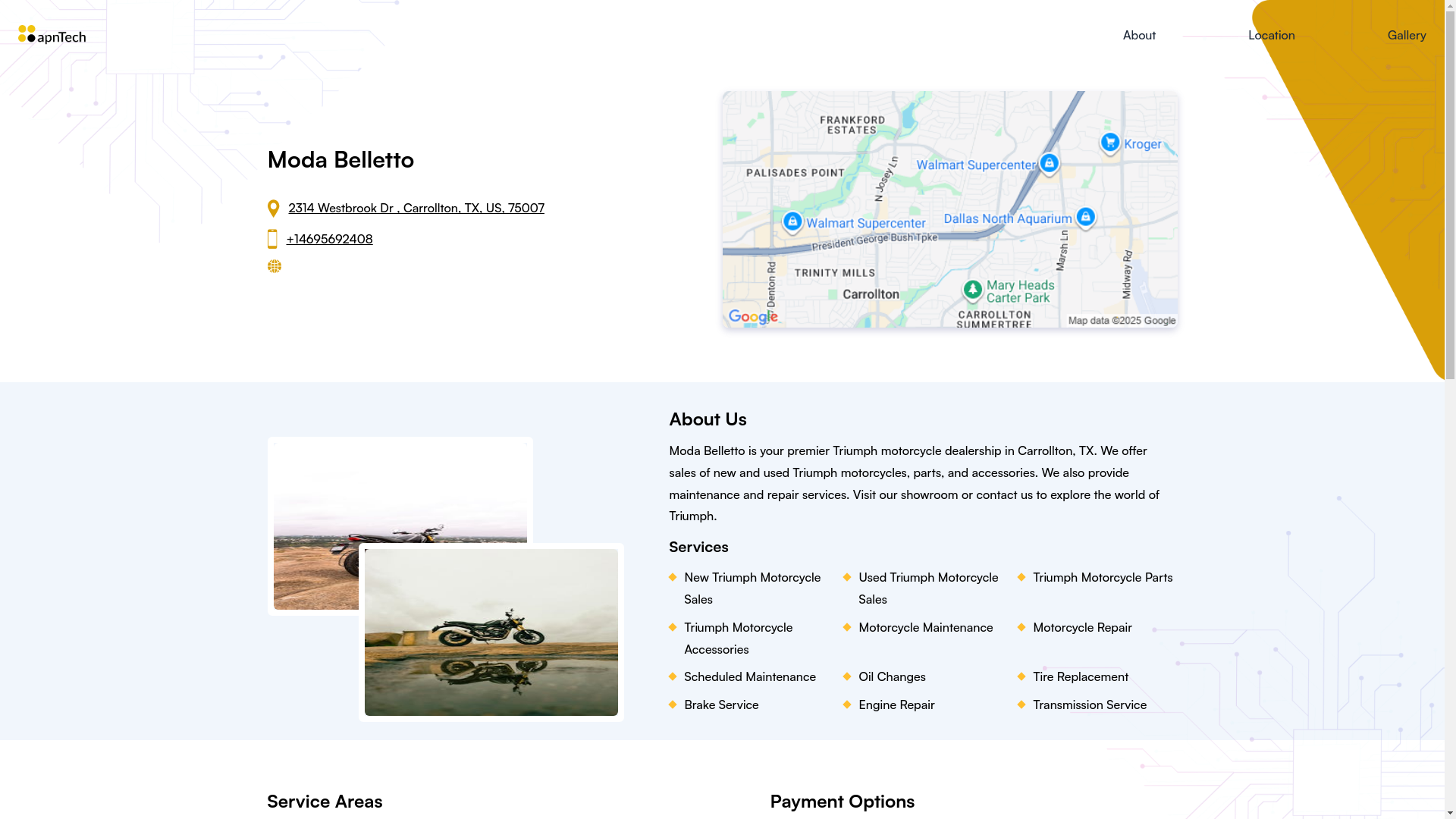 website screenshot of https://modabelletto.online/