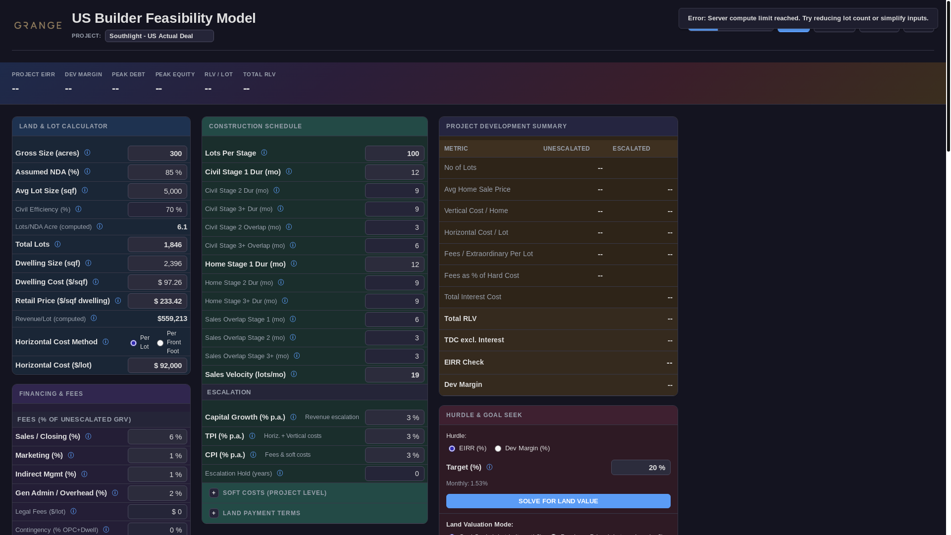 website screenshot of https://grange-builder-model.pages.dev/
