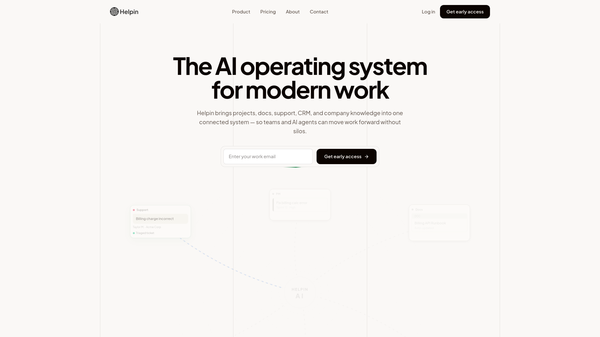 website screenshot of https://helpin-website.pages.dev/