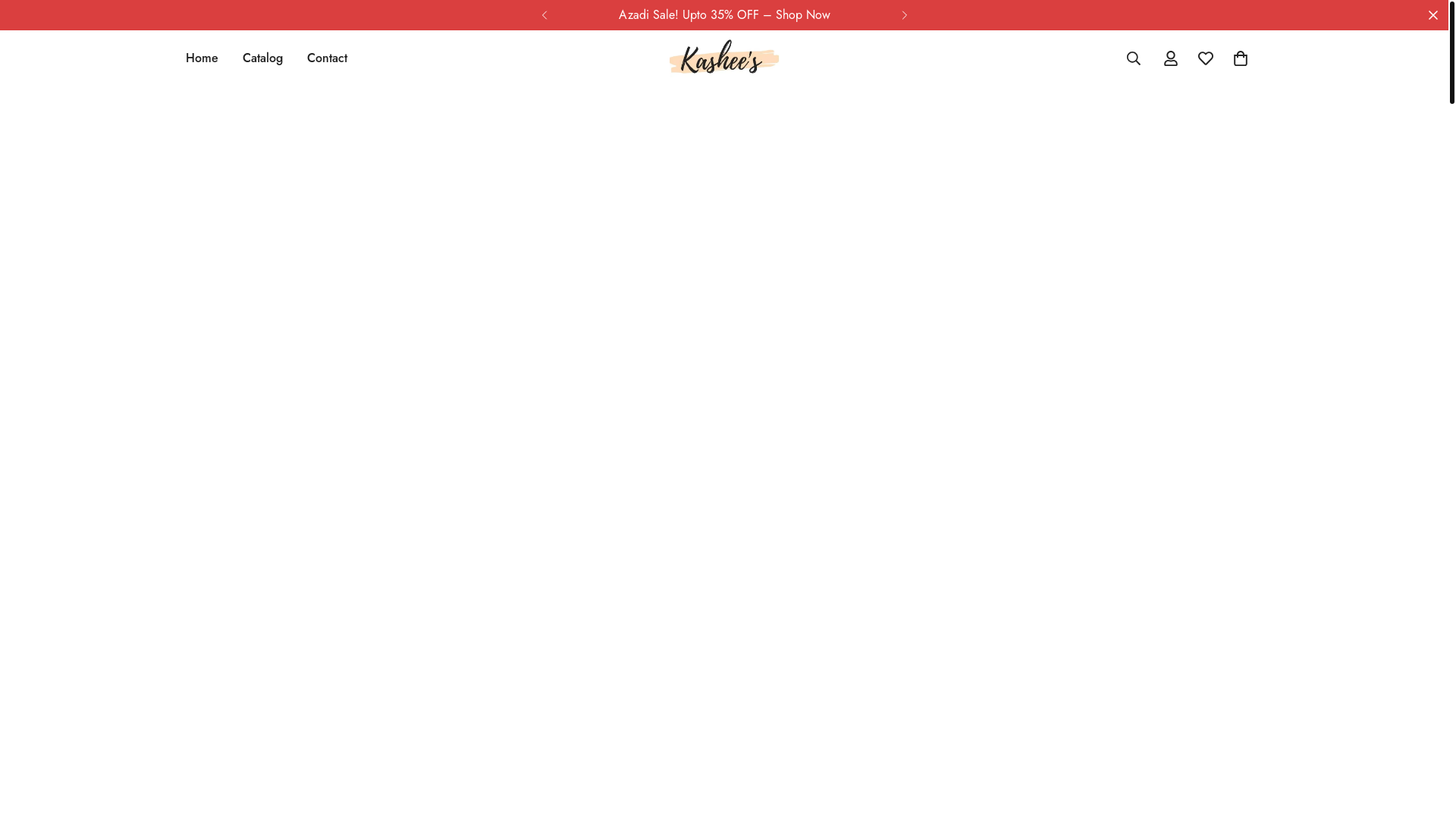 website screenshot of https://thekashees.com/