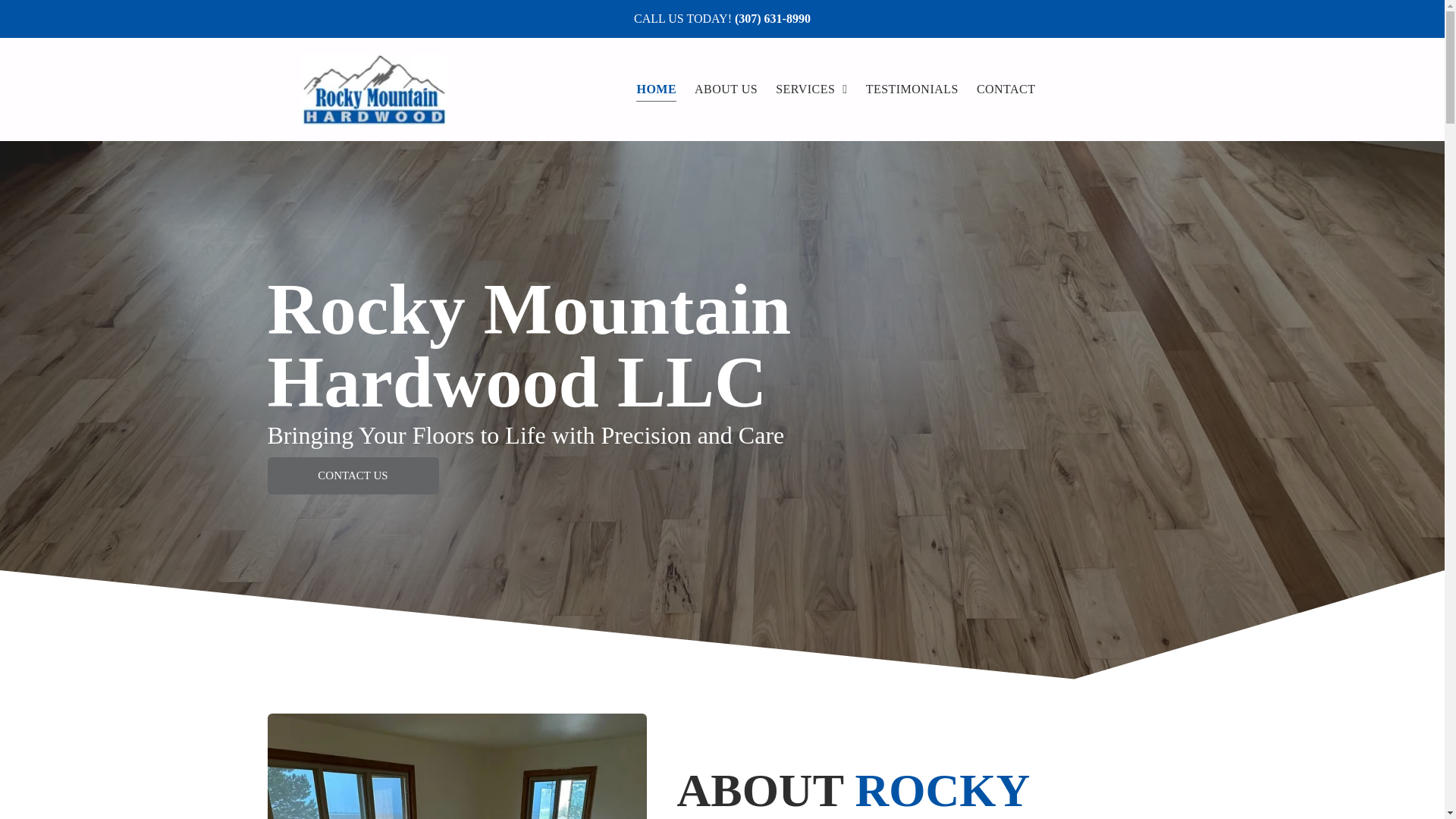 website screenshot of https://rockymountainhardwoodllc.com/