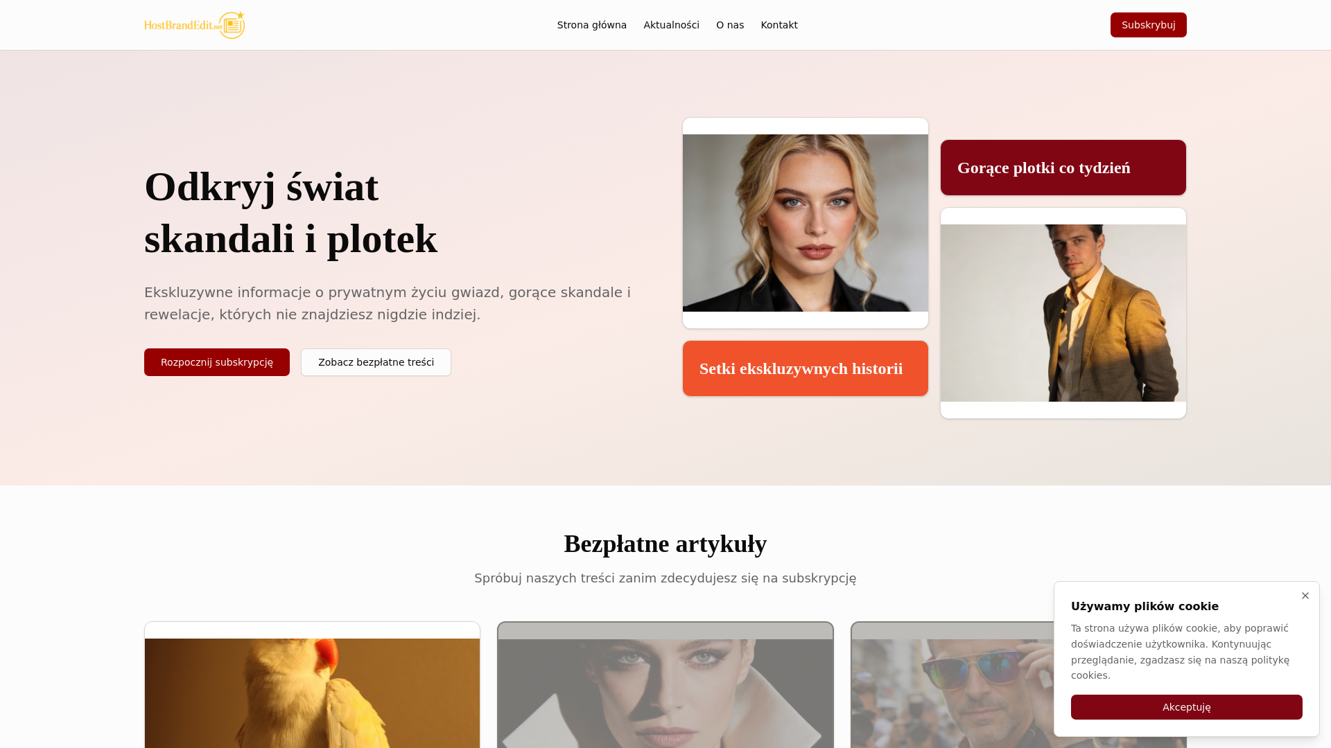 website screenshot of https://hostbrandedit.net/