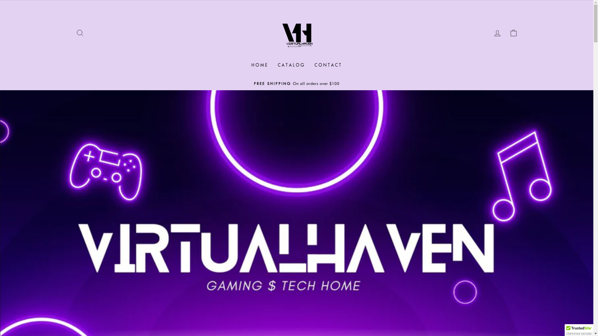 website screenshot of https://virtualhaven.com.co/