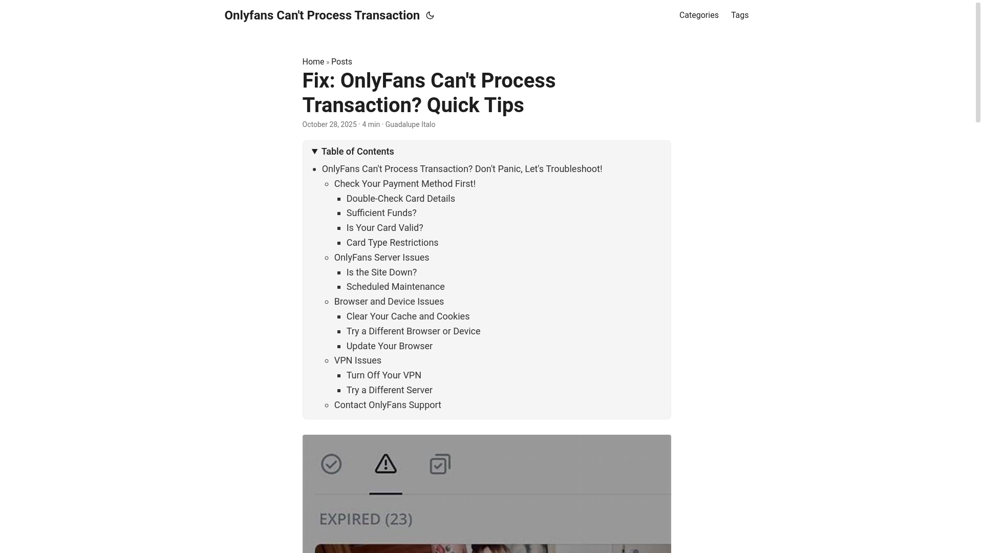 website screenshot of https://onlyfans-cant-process-transaction.pages.dev/