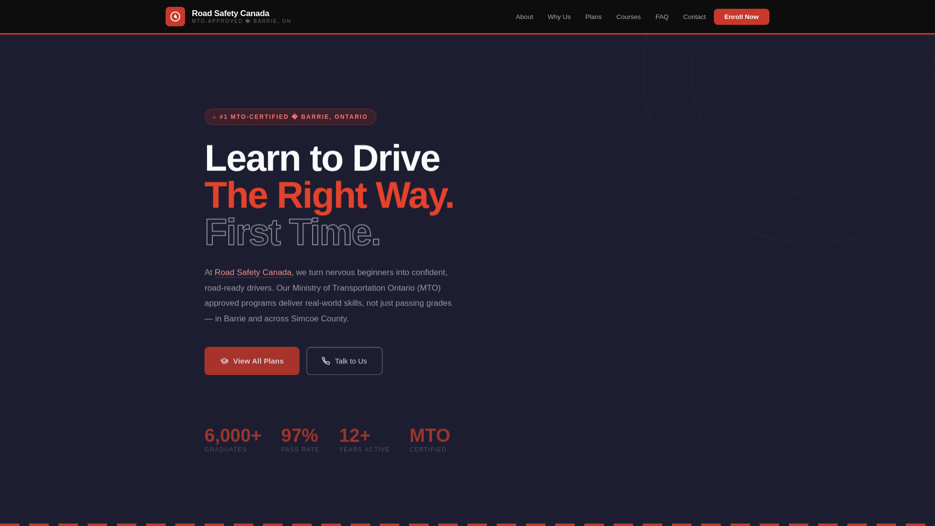 website screenshot of https://roadsafetycanada.pages.dev/