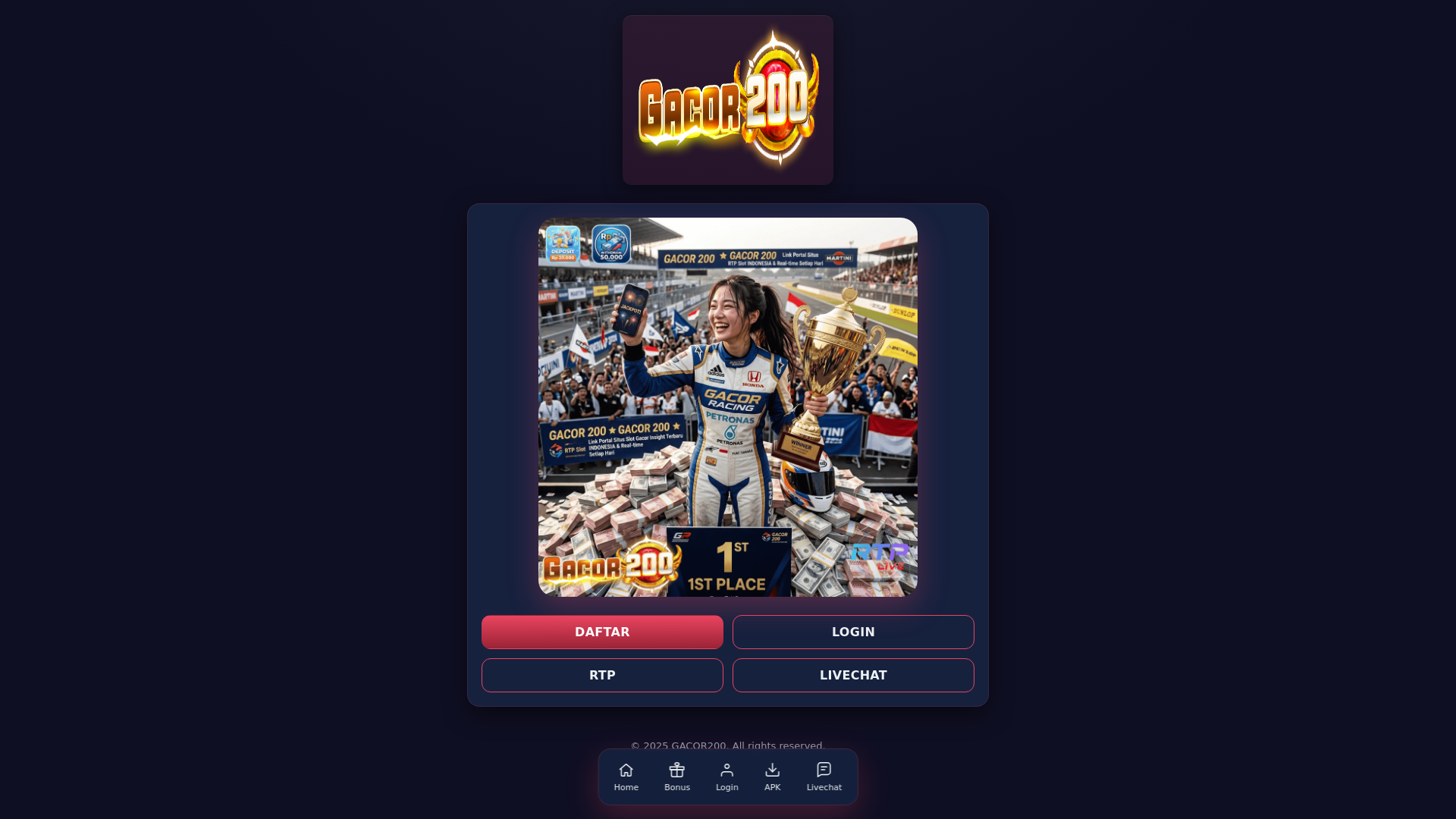 website screenshot of https://gacor200lisavankleefvrijeuniversiteit.pages.dev/