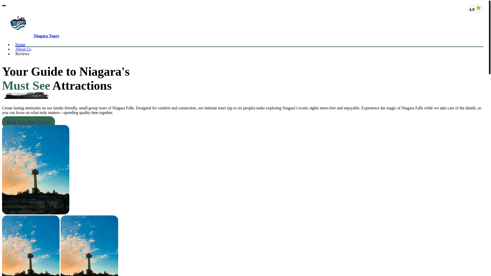 website screenshot of https://niagaratour-web.pages.dev/