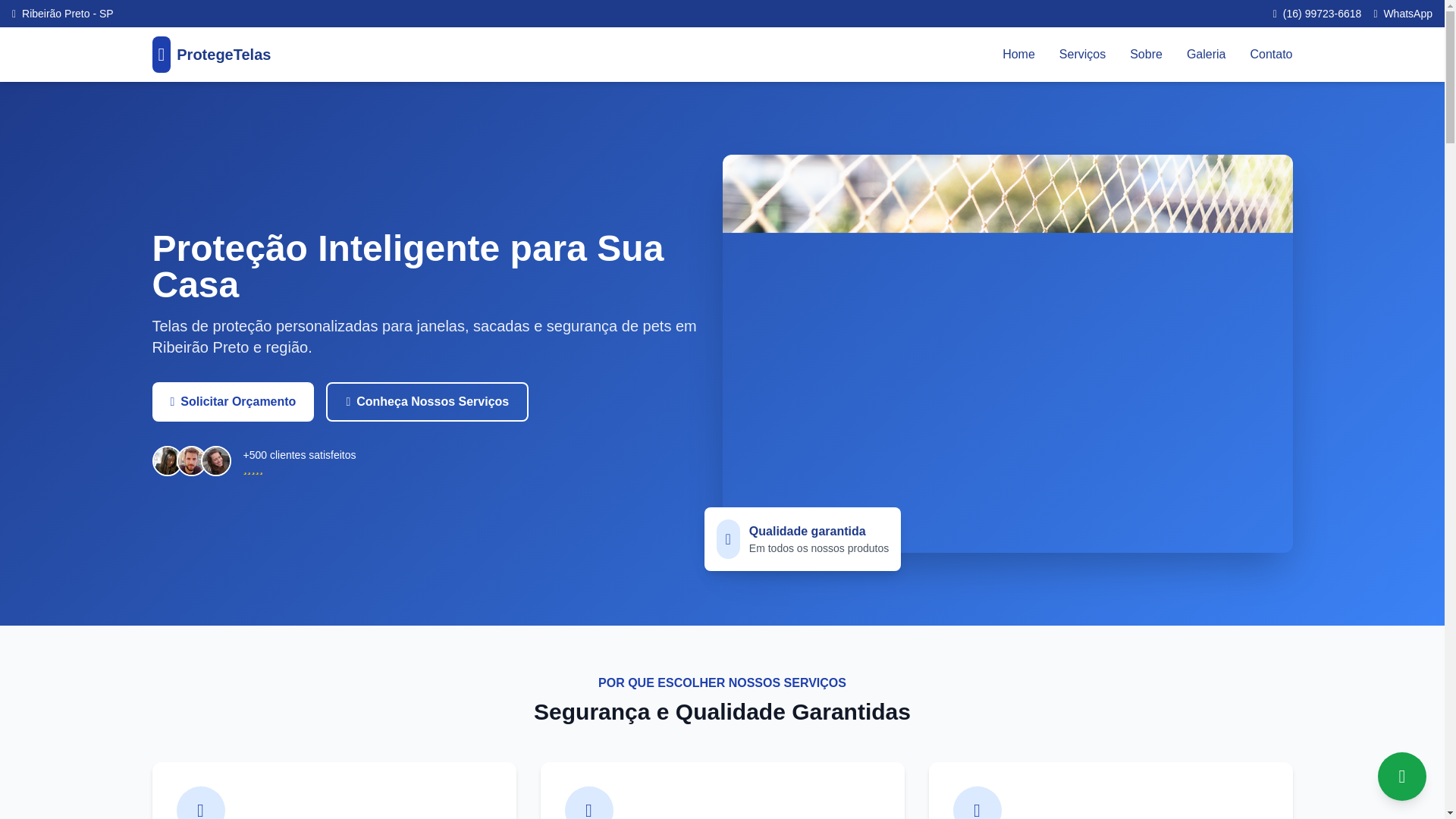 website screenshot of https://protegetelas.pages.dev/