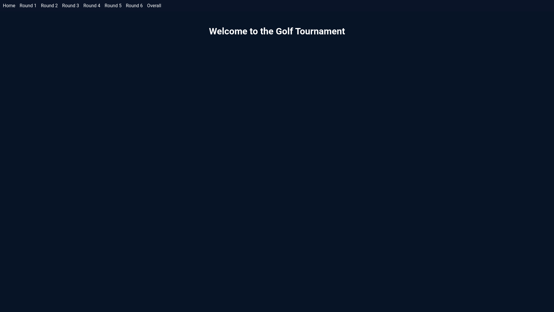 website screenshot of https://golf-tournament-app.pages.dev/