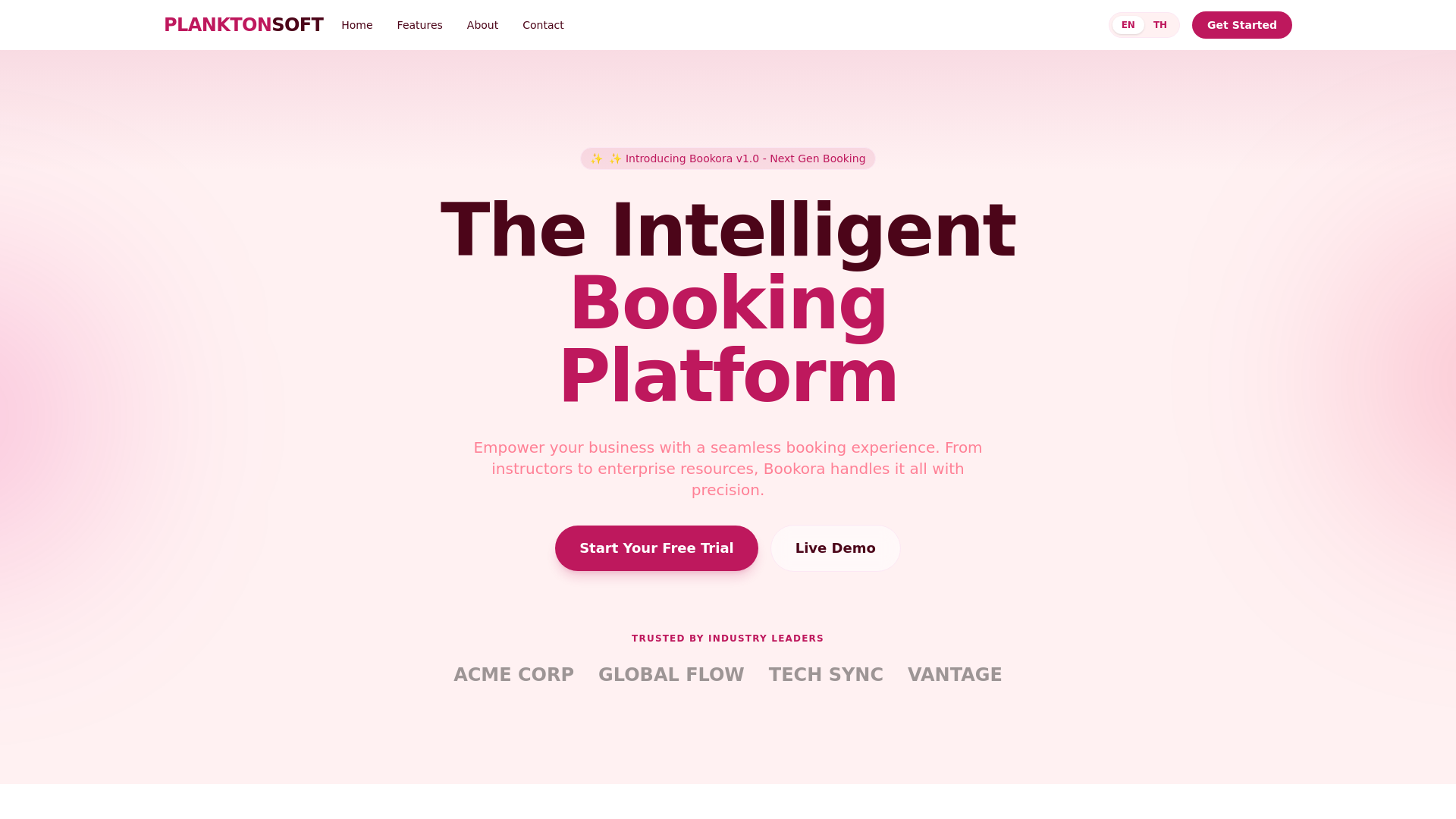 website screenshot of https://planktonsoft-website.pages.dev/