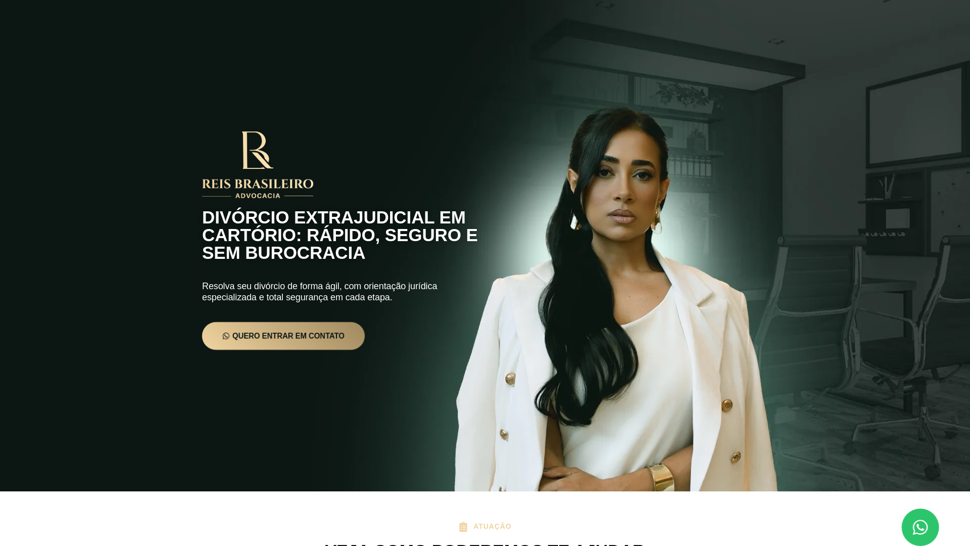 website screenshot of https://divorciocomespecialista.com.br/