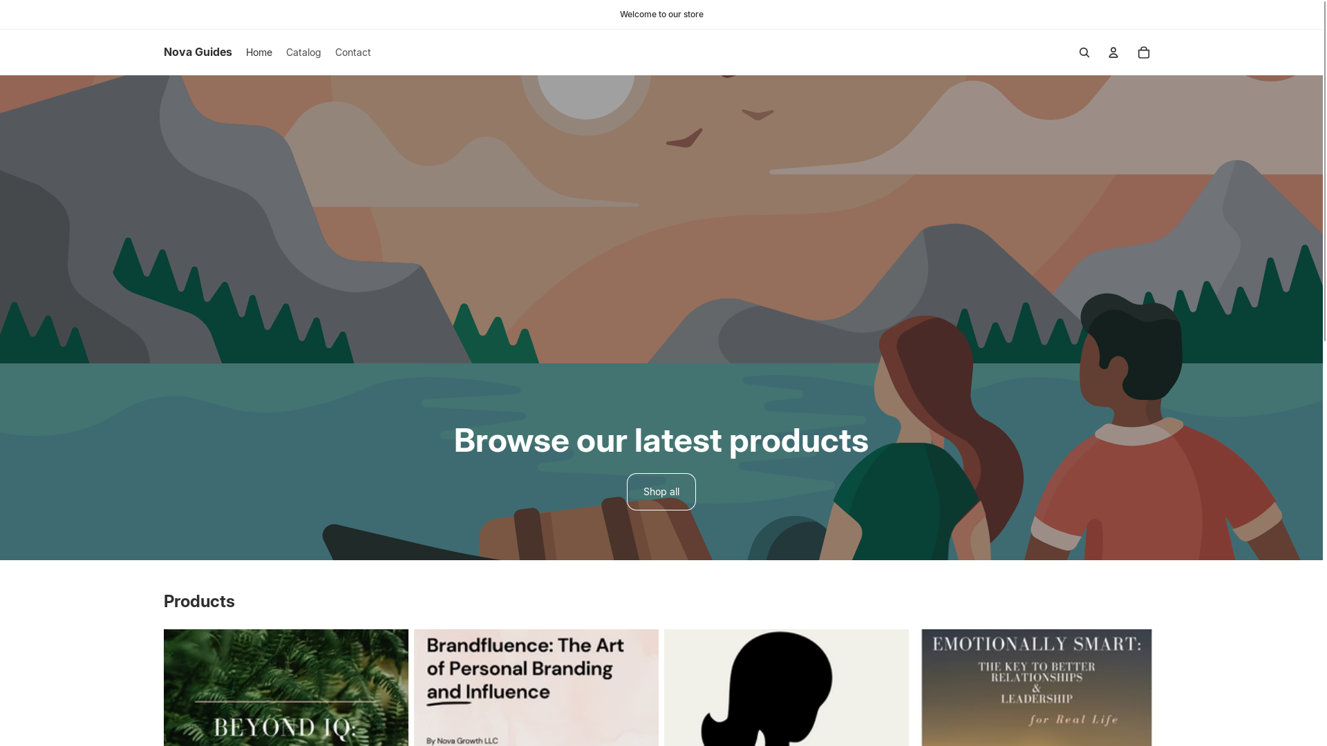 website screenshot of https://thenovaguides.com/