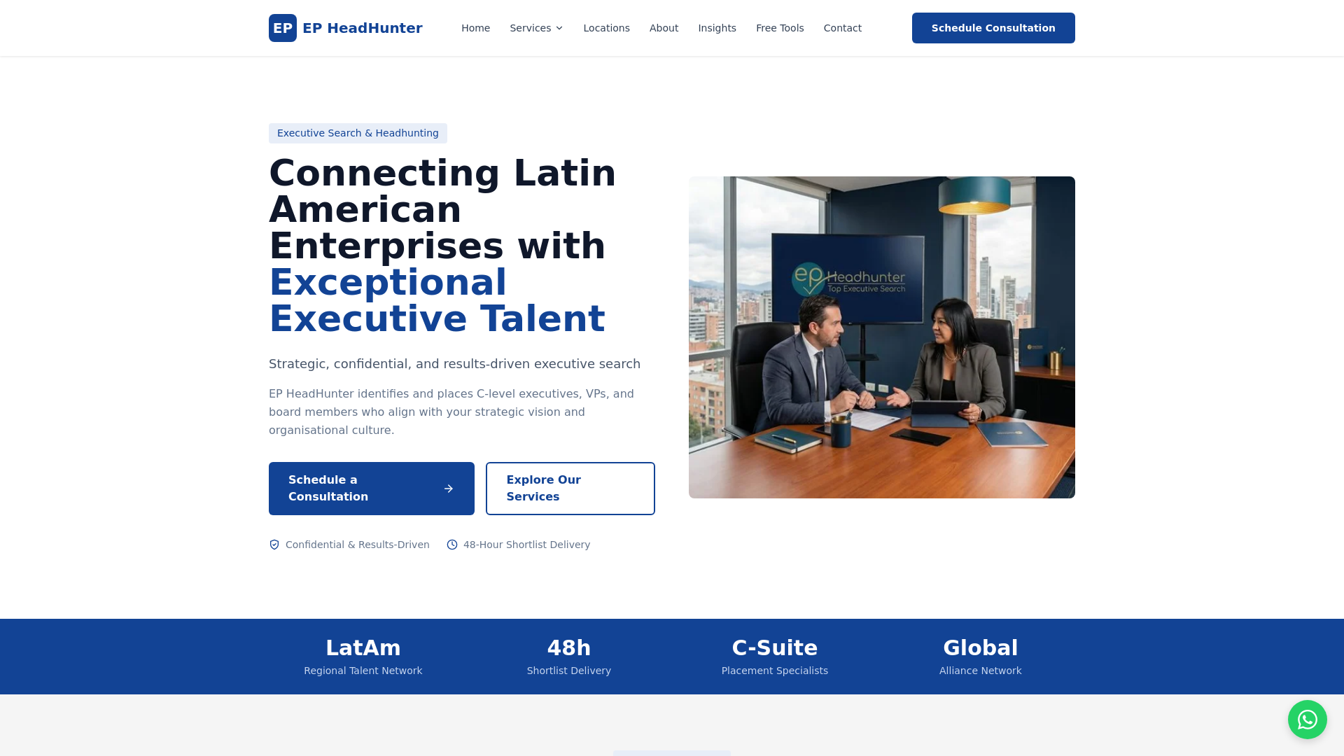 website screenshot of https://lp260224-1917-ep-head-hunter-28a0op.pages.dev/