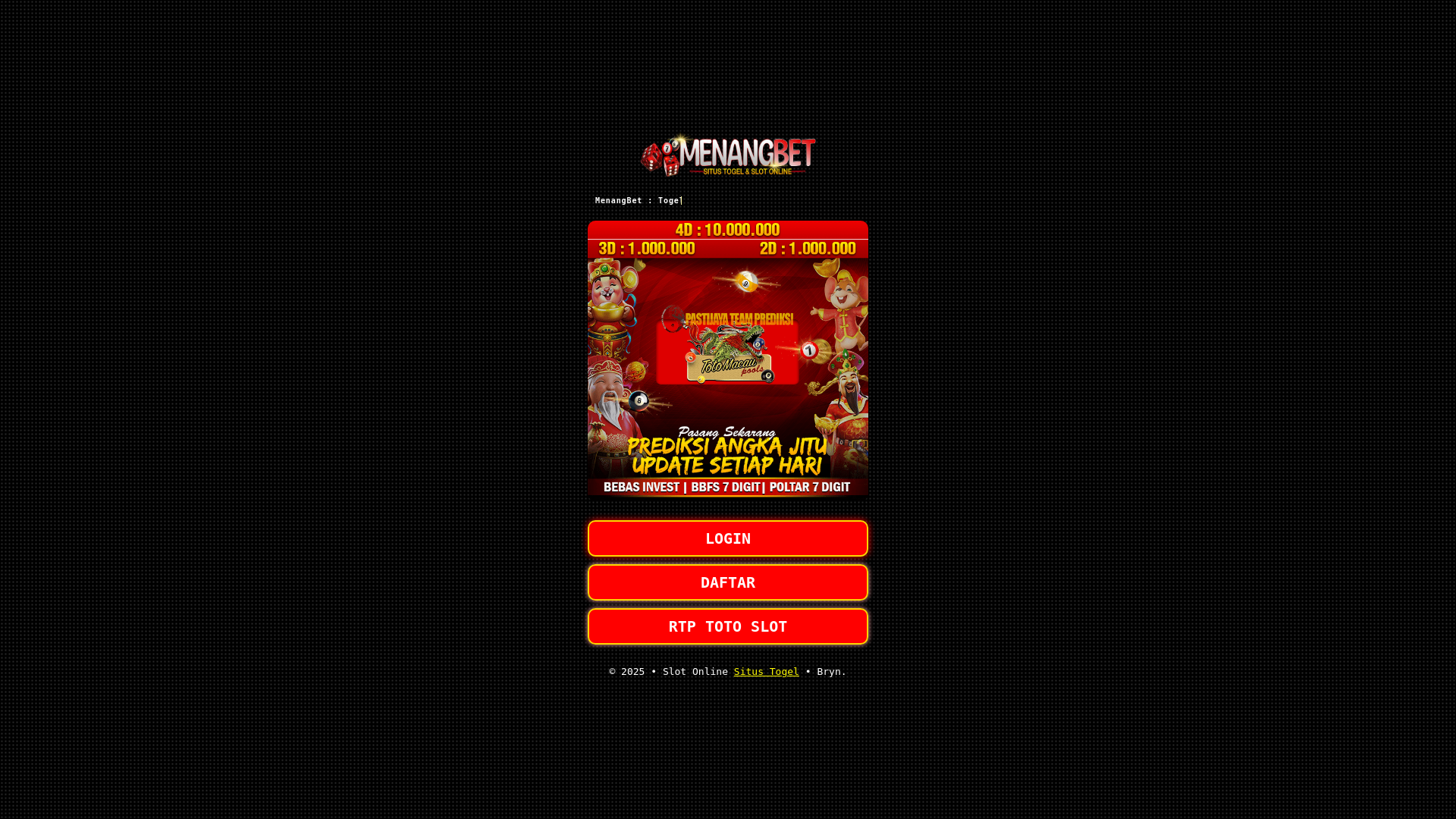 website screenshot of https://menangbetbryn.pages.dev/