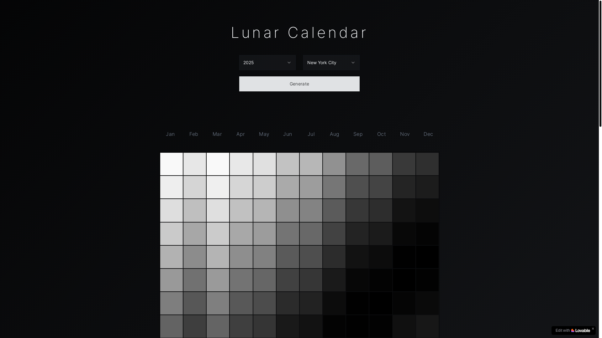 website screenshot of https://lunar-cal.com/