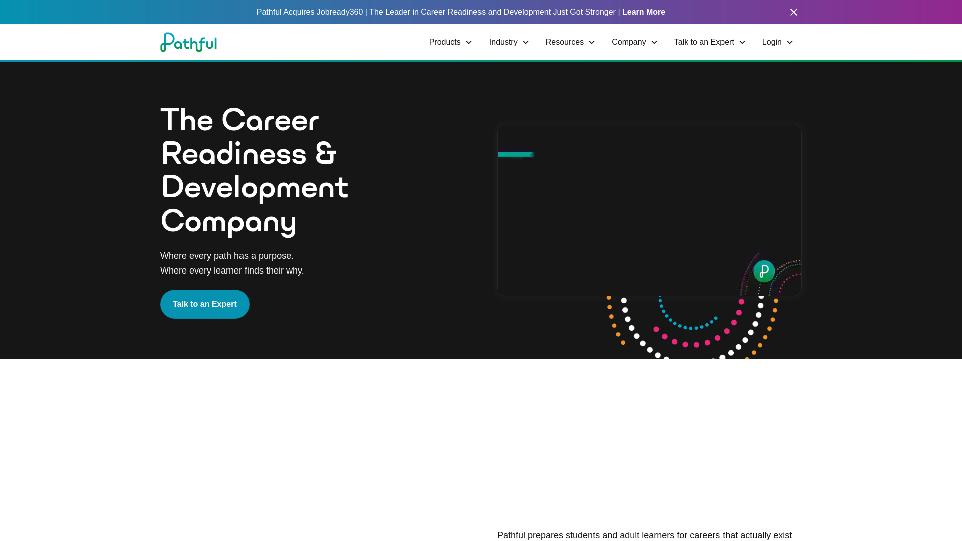 website screenshot of https://meetpathful.site/