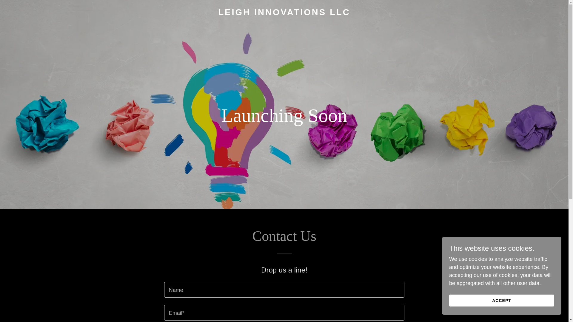 website screenshot of https://leighinnovations.com/