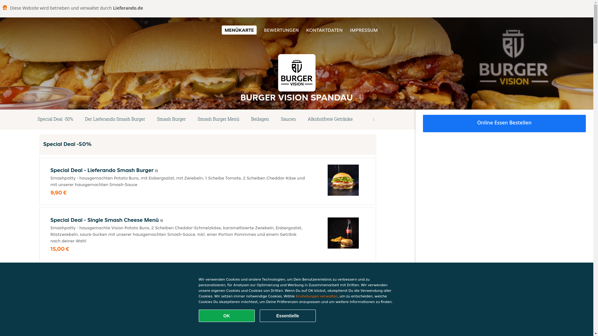 website screenshot of https://burgervisionspandau-berlin.de/