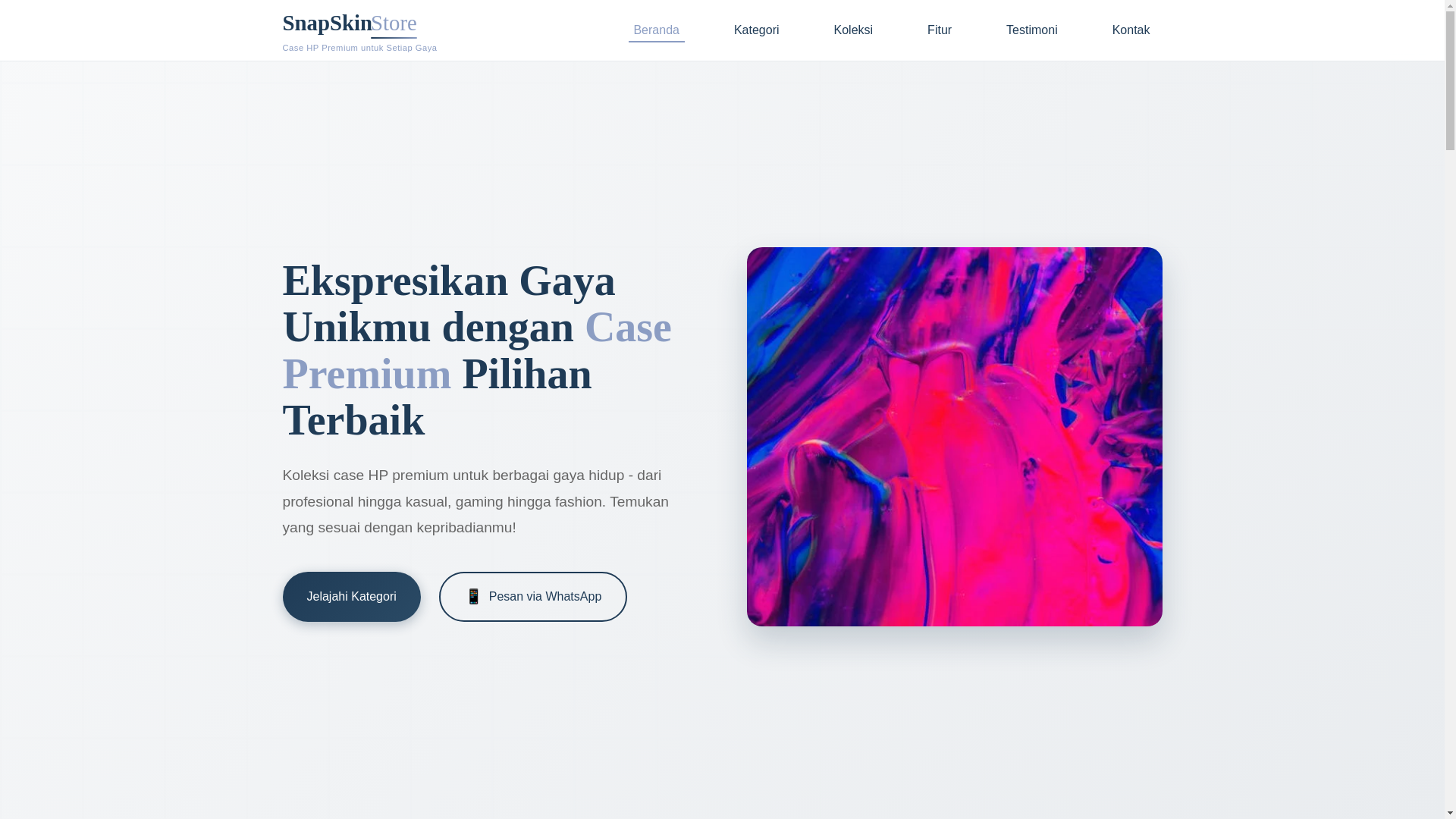 website screenshot of https://snapskin-store.pages.dev/